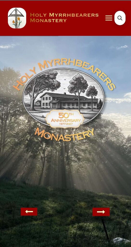 Holy Myrrhbearers Monastery website