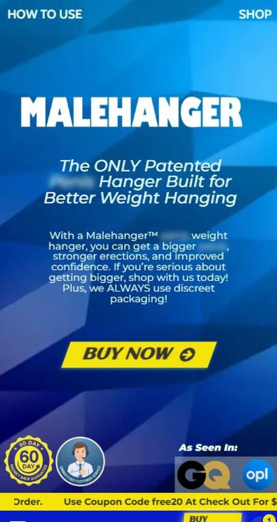 Malehanger